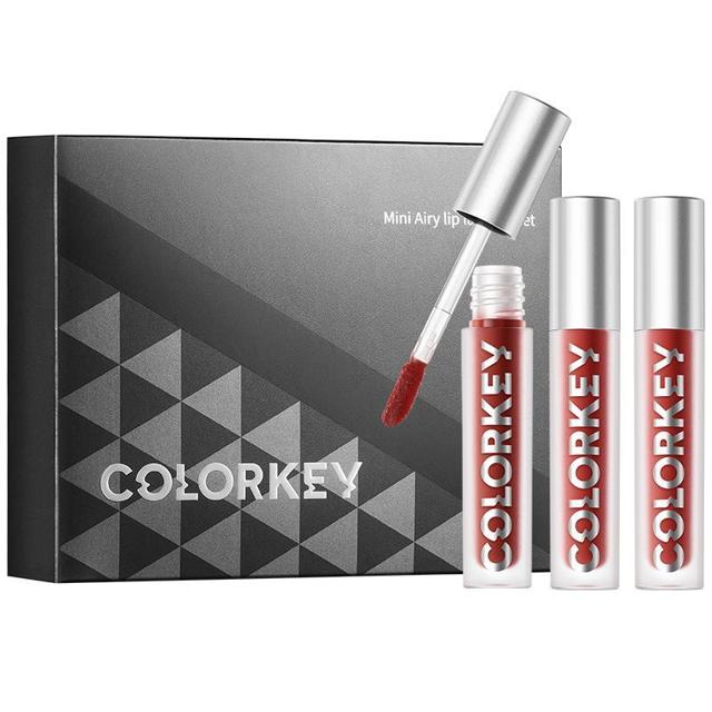 88VIP：colorkey 珂拉琪 空气丝绒迷你唇釉 3支装礼盒