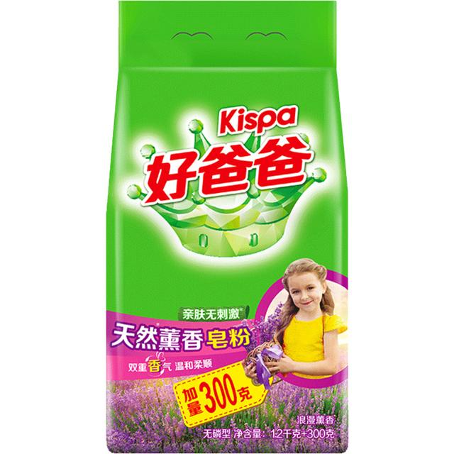 Kispa 好爸爸 天然熏香皂粉 浪漫熏香