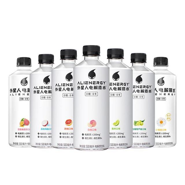 alienergy 外星人饮料 含汽柠檬 500ml*5
