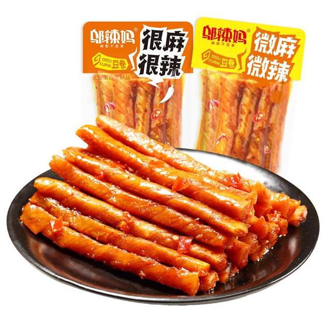 邬辣妈 杂粮豆卷辣条小包装豆筋零食品麻辣儿时大礼包小吃休闲湖南