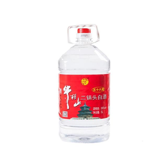 牛栏山 二锅头白酒 56%vol 清香型白酒 5000ml 单瓶装