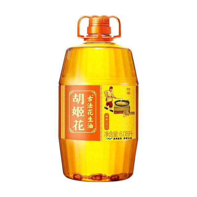 88VIP：胡姬花 古法花生油6.08L/桶