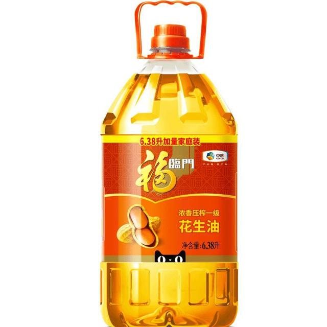 88VIP：福临门 浓香压榨一级花生油 6.38L