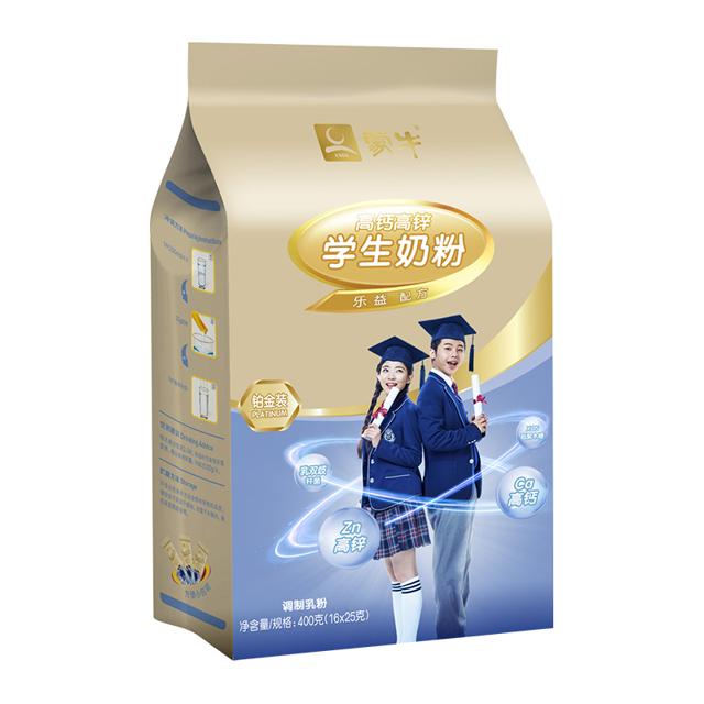 MENGNIU 蒙牛 铂金装 高钙高锌学生奶粉 400g