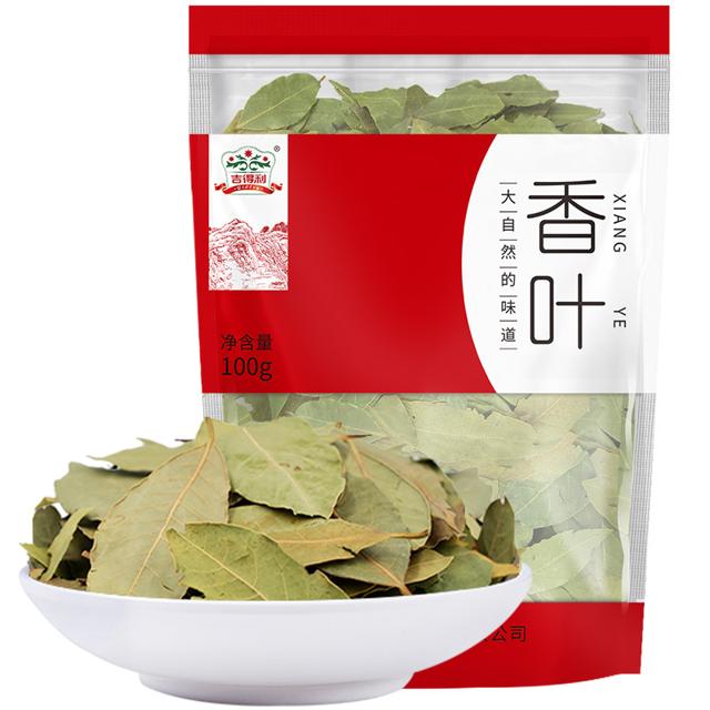 gidley 吉得利 香叶100g月桂叶香辛料香料卤料干辣椒胡椒粒调料卤料包家庭