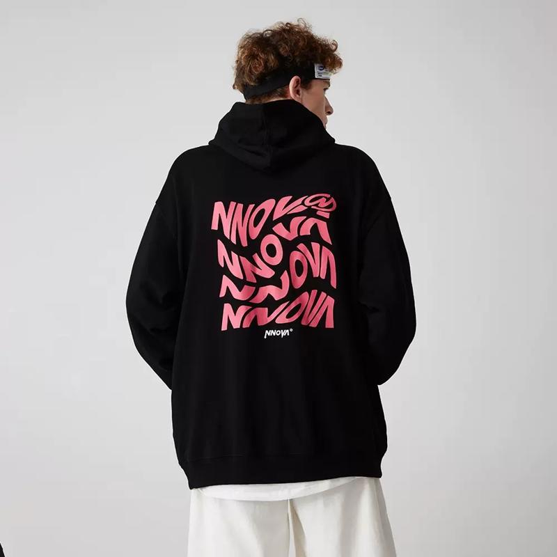nnova 国潮秋冬女款连帽卫衣外套