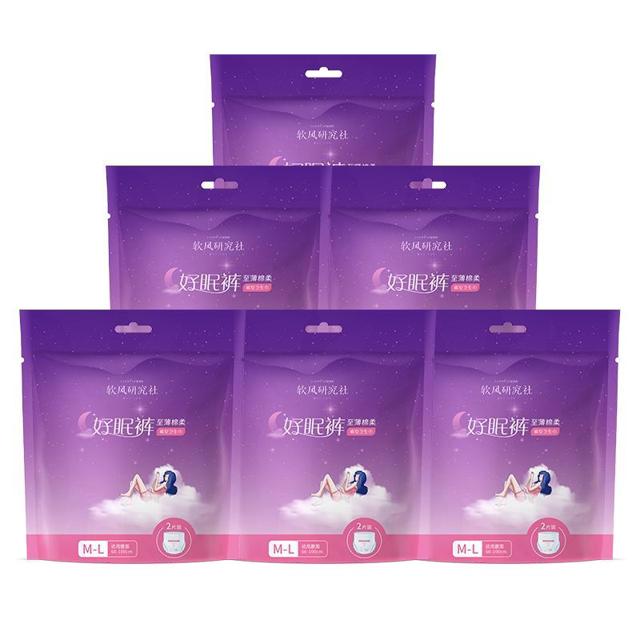 88VIP：Pur lab 软风研究社 卫生巾安睡裤 6包*2条