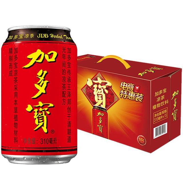 88VIP：JDB 加多宝 凉茶饮料 310ml*15罐