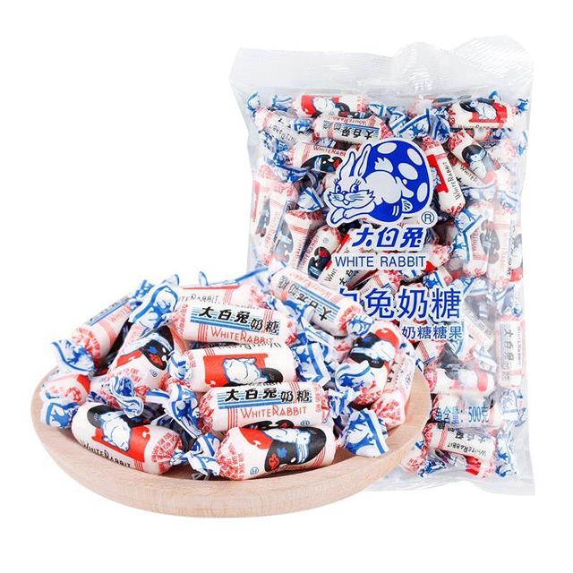88VIP：大白兔 原味奶糖 500g