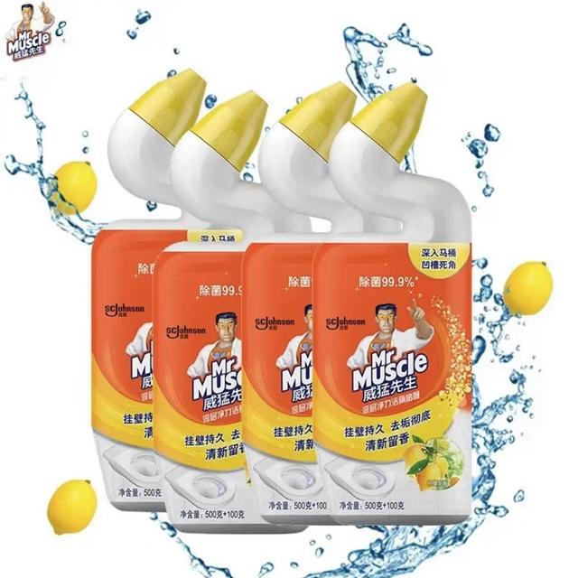 威猛先生柠檬洁厕灵600g*4