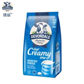 DEVONDALE 德运 澳大利亚原装进口高钙全脂奶粉 1kg