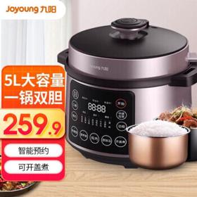 PLUS会员：Joyoung 九阳 Y-60C816 电压力锅 6L
