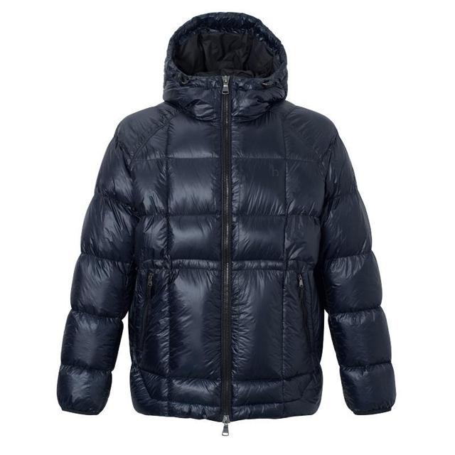 HAZZYS 哈吉斯 冬季羽绒服男装连帽上衣保暖休闲外套潮
