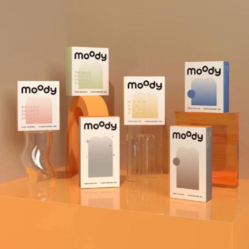 moody美瞳精选月抛大小直径彩色隐形眼镜