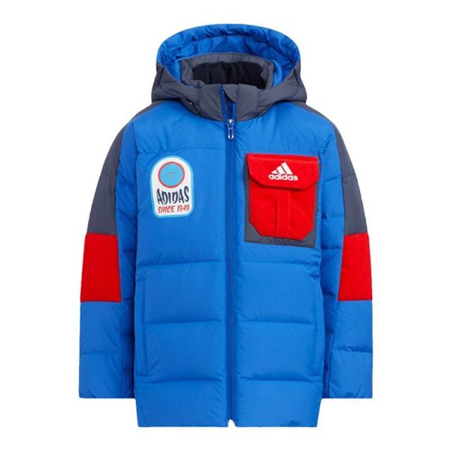adidas 阿迪达斯 官网男女小童冬季新款保暖运动宽松羽绒服HM9640