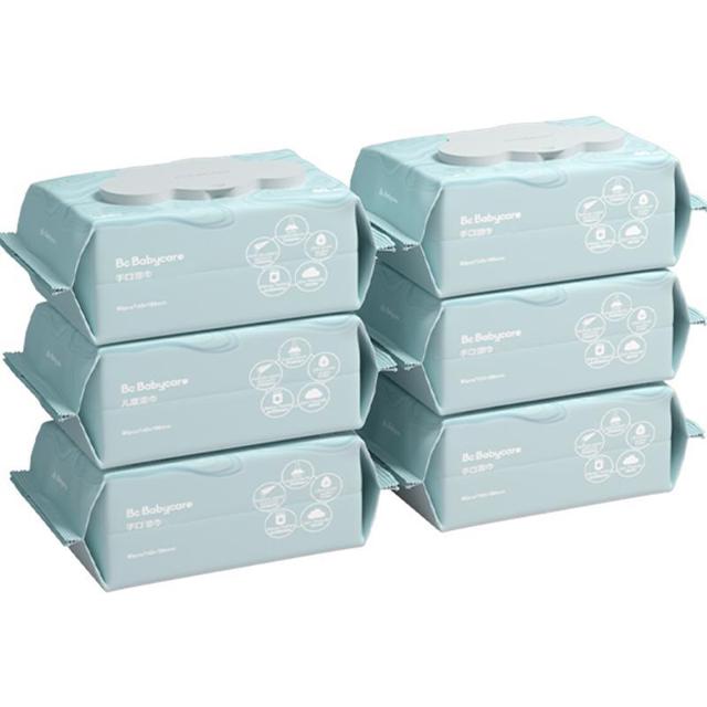 babycare 婴儿湿巾手口湿纸巾80抽*6包