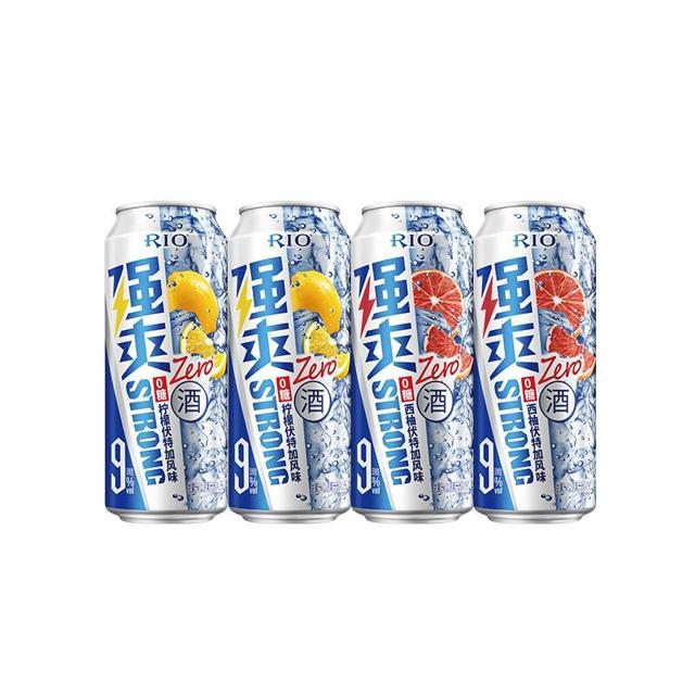 RIO 锐澳 强爽zero9度2口味4罐500ml*4罐预调鸡尾酒