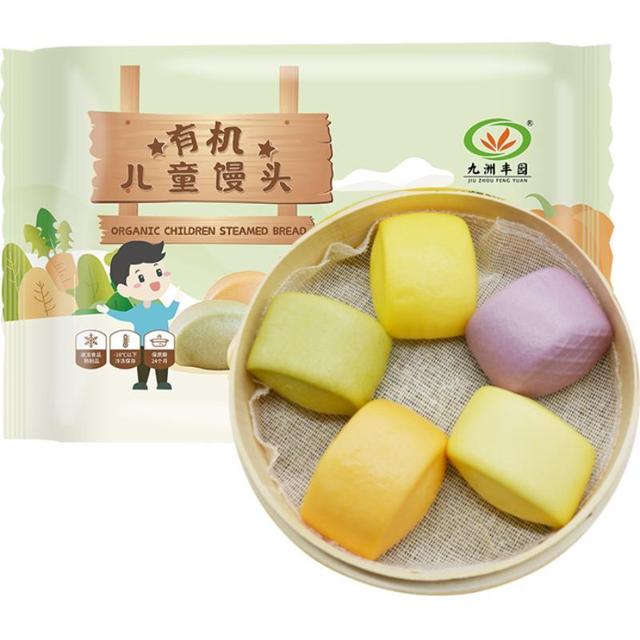 九洲丰园 有机儿童馒头 520g