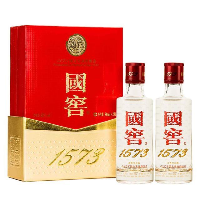88VIP：国窖1573 52%vol 浓香型白酒 50ml*2瓶*3盒 礼盒装