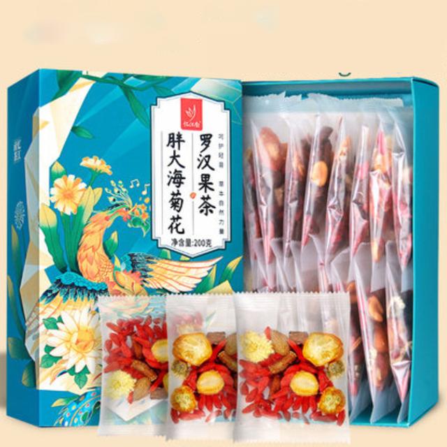 忆江南菊花茶胖大海罗汉果