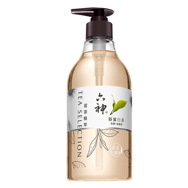 六神茗茶植萃沐浴露暮霭白茶