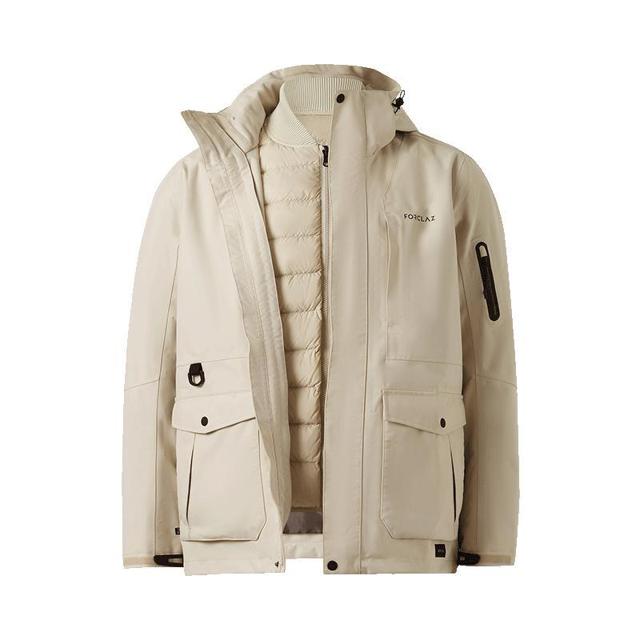 DECATHLON 迪卡侬 TRAVEL 500 男女款三合一冲锋衣 8604980