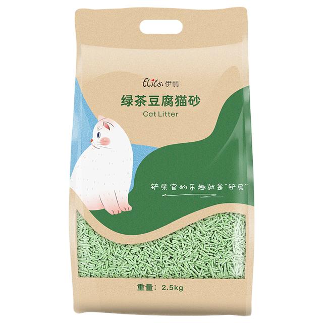 Elite 伊丽 豆腐猫砂 2.5kg*4包 原味