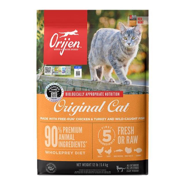 【自营】ORIJEN/渴望爱猫成猫专用增肥发腮进口原味鸡肉猫粮5.4kg