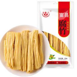 富昌 南北干货 腐竹200g 手工制作黄豆制品 火锅凉拌 豆皮腐皮 干豆腐皮