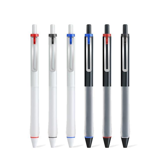 DS 点石文具 点石指尖的温柔清滑芯0.5速干按动全针管中性笔ins风学生用考试笔教师用红笔按动式水笔芯签字笔黑笔文具0137