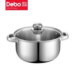 Debo 德铂 不锈钢汤锅 20cm 