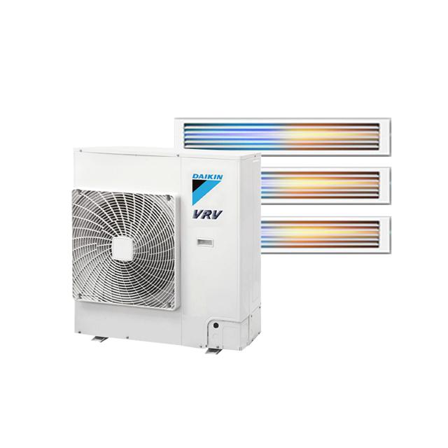 大金（DAIKIN） 家用中央空调多联机变频5匹一拖三VRV-B风管机室外室内