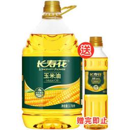 长寿花 压榨一级 玉米油 3.78L