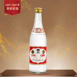汾酒 玻瓶小盖 1985-1987年 60%vol 清香型白酒 500ml 单瓶装