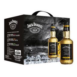 杰克丹尼 Jack Daniel`s）洋酒 威士忌 柠檬味 预调酒鸡尾酒 330ml*6瓶 礼盒装
