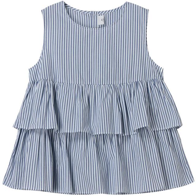 PETIT MAIN petitmain女童亲子装2021夏季新款中小童宝宝日系小清新无袖衬衫