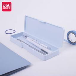 得力（deli） 乐素 8328 文具盒 浅蓝色