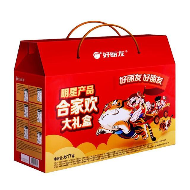 好丽友（Orion） 合家欢膨化礼盒情人节送礼零食办公大礼包小吃食品 