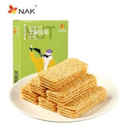 NAK 休闲零食 芝麻香酥薄脆饼干60g装