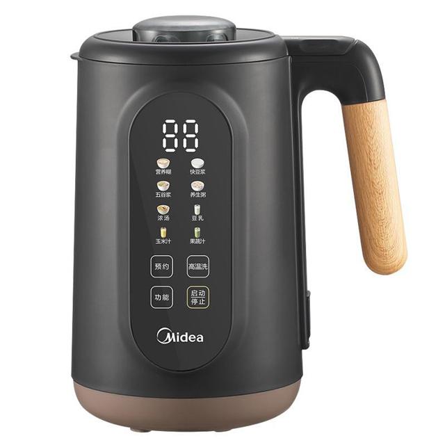 美的（Midea） 家用豆浆机小型破壁免过滤免洗全自动加热多功能 