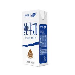 新希望 雪兰)云南高原全脂牛奶苗条砖纯牛奶早餐奶200g*16盒