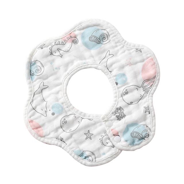 十月结晶 婴儿穿棉围嘴