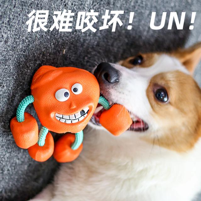 狗狗玩具耐咬球磨牙发声橡胶逗宠物小狗泰迪边牧狗球幼犬解闷神器 