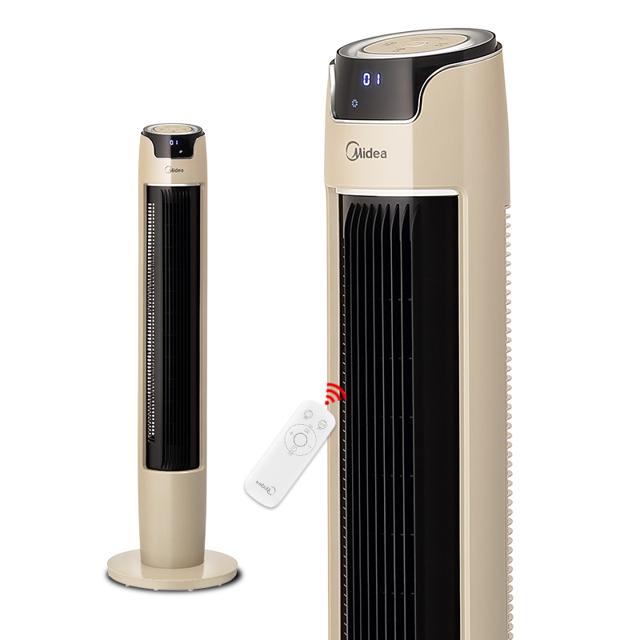 美的（Midea） 电风扇塔扇家用遥控落地扇无叶台式客厅立式摇头静宿舍音电扇
