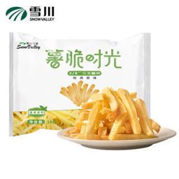 Snow Valley 雪川食品 雪川薯脆时光 3/8冷冻粗薯条 1kg 国产薯条 方便速食菜（早餐 午餐 晚餐 夜宵）炸鸡牛排西餐小食
