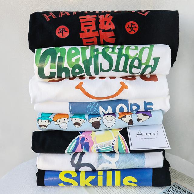 几十款全一个价 情侣款潮流短袖上衣圆领