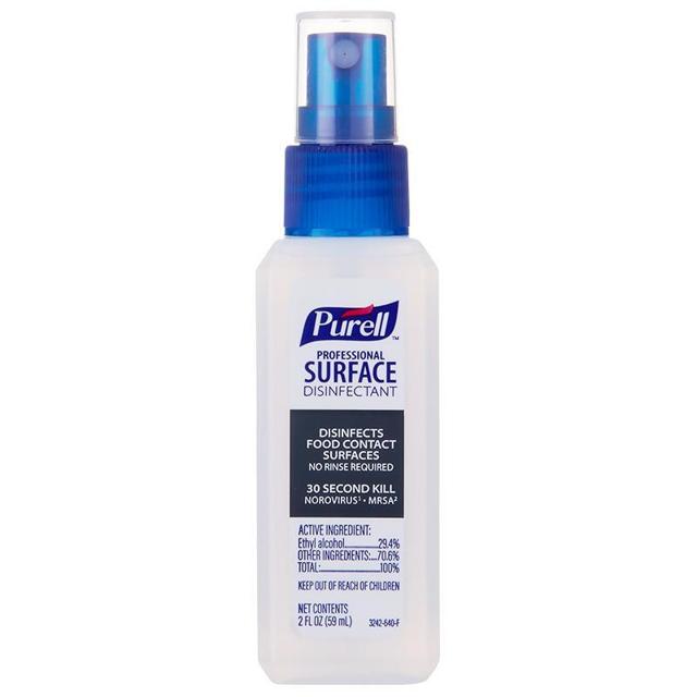 PURELL 普瑞来 除菌物体表面消毒喷雾59ml 多用途室内清洁杀菌家用