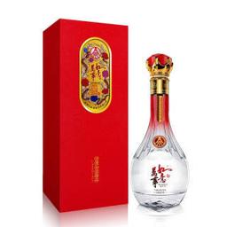 WULIANGYE 五粮液 股份 万事如意 婚宴喜事酒 浓香型白酒 单瓶体验装 52度500ml*1瓶 高度纯粮食酒水