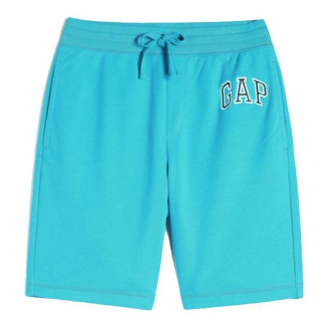 Gap 盖璞 男装LOGO法式圈织软卫裤589665春季2022新款潮流男装休闲短裤