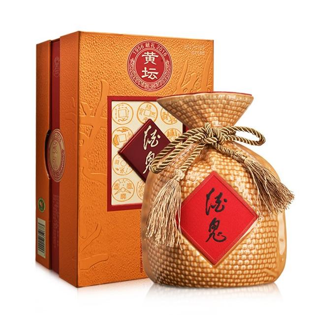 酒鬼 黄坛酒 52%vol 馥郁香型白酒 468ml 单瓶装 